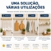 Barra de utensilios cozinha 45cm 6 Ganchos Dourada Future 2411DD