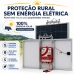 Eletrificador Solar Cerca El&eacute;trica Zebu ZS300i 18 Joules 6300m + Painel 160W + Brinde medidor de bateria