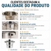 Cuscuzeira Inox 3 Litros Forma Tampa De Vidro Para Indu&ccedil;&atilde;o cozimento a vapor