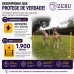 Kit Pet Cerca El&eacute;trica Zebu Para C&atilde;es Gatos Galinhas raio 1900m Completo