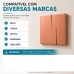 Acabamento V&aacute;lvula Descarga Ros&eacute; Gold Metal Compat&iacute;vel Deca Docol Hydra 11,5 cm