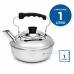 Chaleira A&ccedil;o Inox 1 Litro Com Filtro Para Ch&aacute; Ravinox 000610