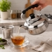 Chaleira A&ccedil;o Inox 1 Litro Com Filtro Para Ch&aacute; Ravinox 000610