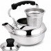 Chaleira A&ccedil;o Inox 1 Litro Com Filtro Para Ch&aacute; Ravinox 000610