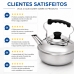 Chaleira A&ccedil;o Inox 1 Litro Com Filtro Para Ch&aacute; Ravinox 000610