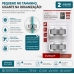Kit 2 Suportes Porta Vassoura Adesivo Future Facile 5kg