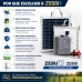 Eletrificador Solar Zebu ZS50i 2 Joules Cerca El&eacute;trica Rural Painel Solar 15W 3000m 12V