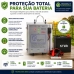 Eletrificador Solar Zebu ZS50i 2 Joules Cerca El&eacute;trica Rural Painel Solar 15W 3000m 12V
