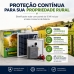Eletrificador Solar Zebu ZS50i 2 Joules Cerca El&eacute;trica Rural Painel Solar 15W 3000m 12V