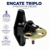 Engate Porteira Triplo Zebu Kit Com 10 Unidades PEAD Metal Galvanizado