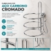 Suporte Para Secador de Cabelo Future Porta Secador Parede Cromado Com Gancho Para Cabo