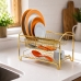 Escorredor de Lou&ccedil;as talheres Duplo Dourado Future 1522DD