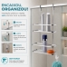 Porta Shampoo para Box Future 1665 Cromado com Gancho M&oacute;vel