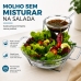 Saladeira com molheira bowl para salada e molho em vidro Forma Inox 802741