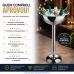 CHAMPAGNEIRA COM PEDESTAL 12,2L FORMA INOX 802088