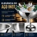 CHAMPAGNEIRA COM PEDESTAL 12,2L FORMA INOX 802088