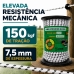 Corda Eletropl&aacute;stica Zebu 25m Para Cerca El&eacute;trica Rural 7,5mm