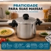 Panela Espagueteira Inox 5L Indu&ccedil;&atilde;o Escorredor Forma 803016