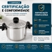 Panela Espagueteira Inox 5L Indu&ccedil;&atilde;o Escorredor Forma 803016