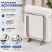 Porta Guardanapos De Mesa Future 1192 Cromado A&ccedil;o Carbono
