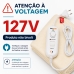 Lençol térmico elétrico solteiro king 110v Sulterm certificado INMETRO unico garantia 3 anos