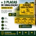 Eletrificador Cerca Zebu ZB5000 4J Painel Solar + Volt&iacute;metro