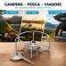 Fogareiro A &Aacute;lcool Espiriteira Port&aacute;til 1 Boca Camping Pesca