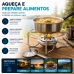 Fogareiro A &Aacute;lcool Espiriteira Port&aacute;til 1 Boca Camping Pesca