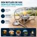 Fogareiro A &Aacute;lcool Espiriteira Port&aacute;til 1 Boca Camping Pesca