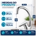 Torneira Monocomando Cozinha Bica M&oacute;vel Cromada