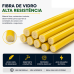 50 Varetas Fibra De Vidro Zebu 120cm 10mm Cerca El&eacute;trica
