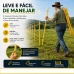 50 Varetas Fibra De Vidro Zebu 120cm 10mm Cerca El&eacute;trica
