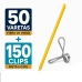 50 Varetas Fibra Vidro Zebu 120cm Cerca El&eacute;trica + 150 Clips