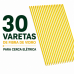 30 Varetas Fibra De Vidro Zebu 120cm 10mm Cerca El&eacute;trica