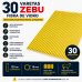 30 Varetas Fibra De Vidro Zebu 120cm 10mm Cerca El&eacute;trica