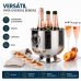 Champagneira Inox 6L Forma 3 Garrafas Base Coletora Grelha 802075