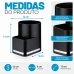 Organizador de Pia Porta Detergente e Esponja Future Preto 1253PT