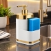 Organizador pia cozinha porta detergente esponja branco dourado Future 1254BCD