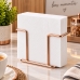 Porta Guardanapos Ros&eacute; Gold suporte Future 1155RG