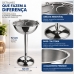Champanheira Com Pedestal Inox Forma Grelha E Base Coletora 802094