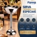 Champanheira Com Pedestal Inox Forma Grelha E Base Coletora 802094