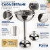 Champanheira Com Pedestal Inox Forma Grelha E Base Coletora 802094