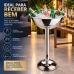 Champanheira Com Pedestal Inox Forma Grelha E Base Coletora 802094