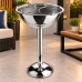 Champanheira Com Pedestal Inox Forma Grelha E Base Coletora 802094