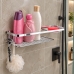 Porta shampoo Sabonete prateleira banheiro Future 1107