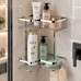  Porta Shampoo Future canto duplo a&ccedil;o cromado 1103