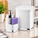 Kit cozinha 2 peças branco Future lixeira e porta detergente esponja