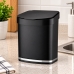 Lixeira cozinha banheiro 2,5 Litros Preta Plastico Future 1258 PT