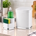 Kit cozinha 2 peças branco Future lixeira pia suporte detergente sabão
