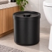 Lixeira Banheiro cozinha 6 litros tampa Bold preto fosco LX1000PTF